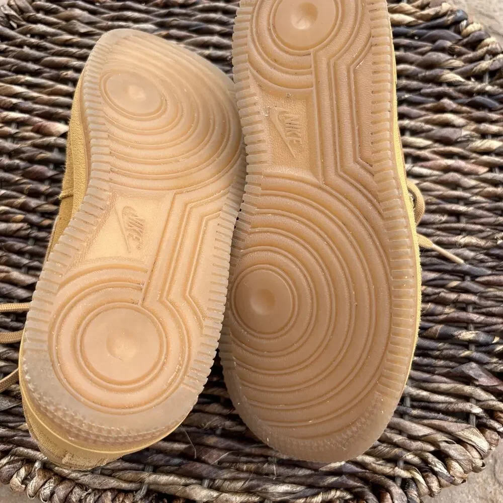 Size 2Y- Nike Air Force 1 LV8 3 Low‎ Wheat 2019 BQ5485-700